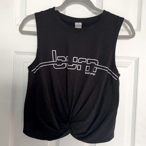 Burn Boot Camp Twist Front Muscle Tank